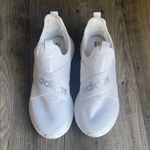 Adidas women White Slip-On Sneakers